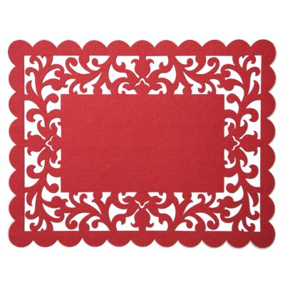 Laser Cut Felt Table Linens Frontgate