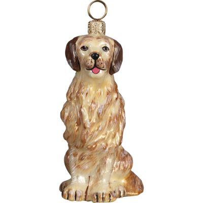 Golden Retriever Ornament Frontgate