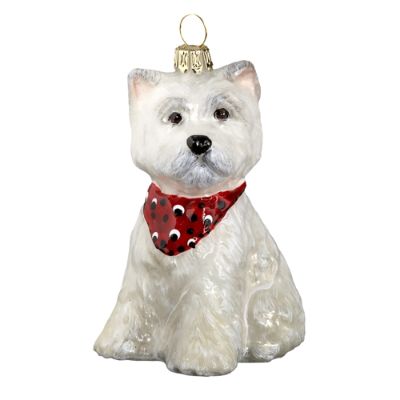 West Highland Terrier Puppy Ornament | Frontgate