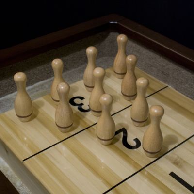 shuffleboard bowling set