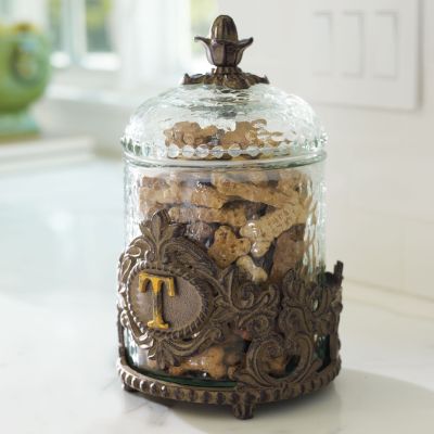 Download Personalized Decorative Baroque Pet Treat Jar | Frontgate Yellowimages Mockups