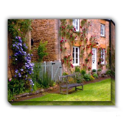 Village Garden Canvas Wall Art Frontgate
