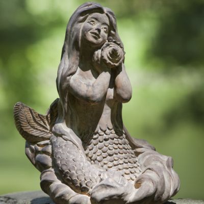 mermaid yard statue