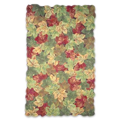 Fallen Leaves Outdoor Rug | Frontgate