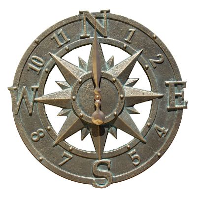 Compass Clock | Frontgate