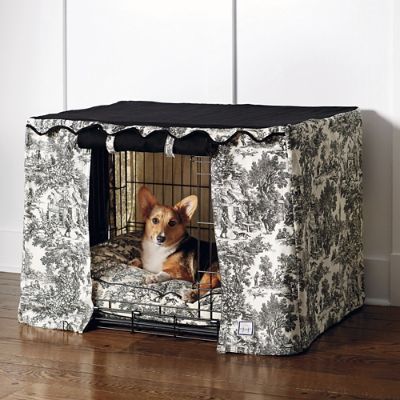 Toile hotsell dog bed