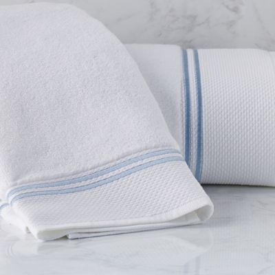 Resort Embroidered Stripe Hand Towel Frontgate