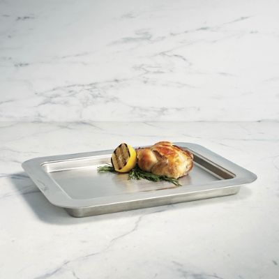 Stainless steel serving discount platter