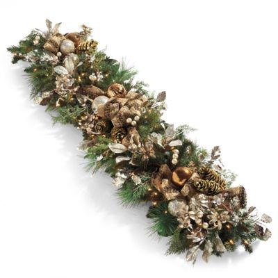 Patina Pre-lit Garland | Frontgate