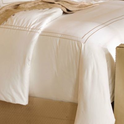 Resort Embroidered Stripe 600 Threadcount Duvet Cover Frontgate