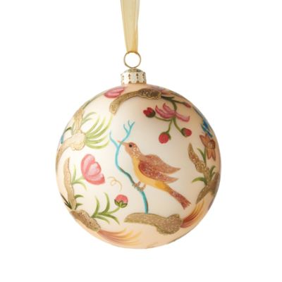 Williamsburg® Regency Bird Floral Ornament Frontgate