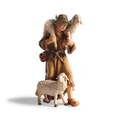 Kostner Shepherd with Two Sheep Nativity Figurines Frontgate
