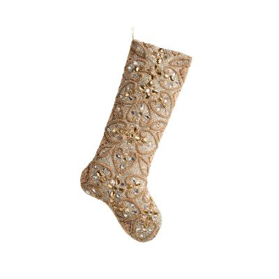 Golden Jewels Stocking | Frontgate