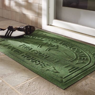 Water Dirt Shield Personalized Golf Country Club Mat Frontgate