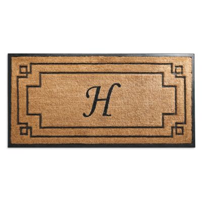 Westfield Monogrammed Door Mat Frontgate