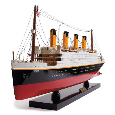 RMS Titanic Replica with Display Case | Frontgate