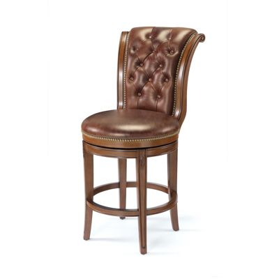 Lombard Tufted Back Counter Height Bar Stool Frontgate