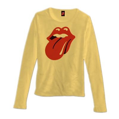 Yellow rolling cheap stones shirt