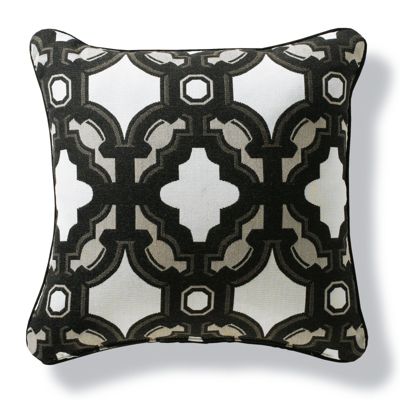 Walden Frame Onyx Outdoor Pillow | Frontgate