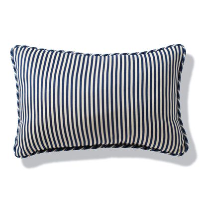 Dockside Denim Lumbar Pillow with Cording Frontgate