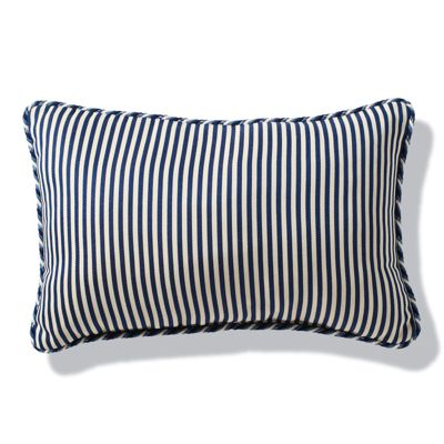 Dockside Denim Lumbar Pillow with Cording | Frontgate