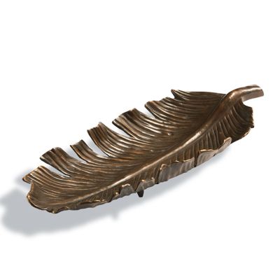 Brass Leaf Tray | Frontgate