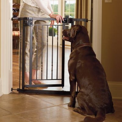 34 inch Extra Wide Tension Mount Pet Gate Frontgate