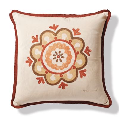 Medallion Brick Outdoor Pillow Frontgate