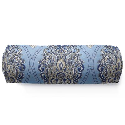 Outdoor Bolster Pillow In Sunbrella Tortona Royal Frontgate