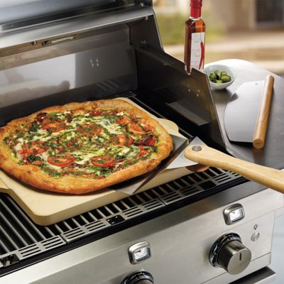 Cordierite Pizza Stone Set Frontgate