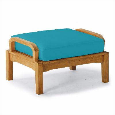 Replacement Ottoman Cushion in Sunbrella Aruba Frontgate