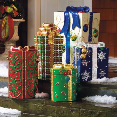 Set of Five Fiberoptic Gift Boxes Frontgate