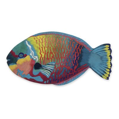 Hand-felted Fish Mats | Frontgate