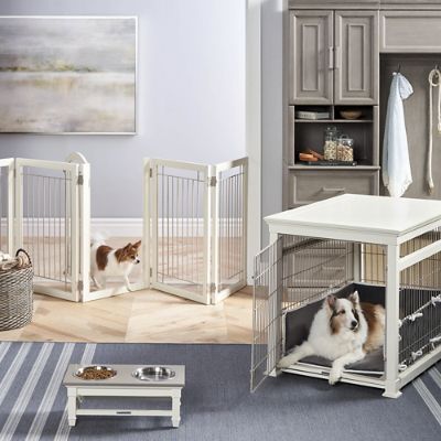 Frontgate dog shop crate end table