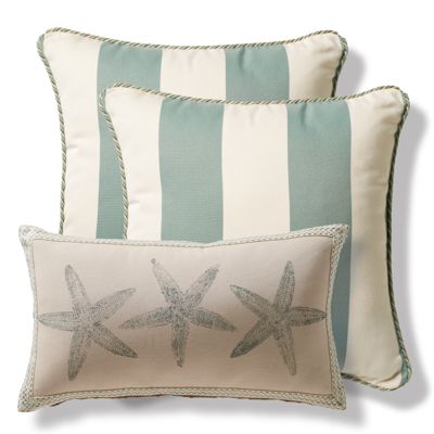 Seaside Designer Pillow Collection | Frontgate