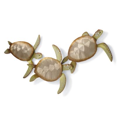 Sea Turtle Trio Indoor/Outdoor Wall Art | Frontgate