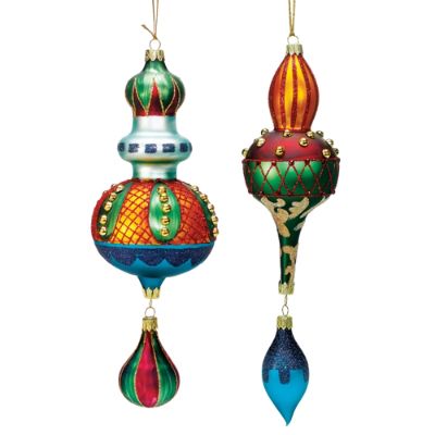 Set of Two Woodland Dangle Ornaments | Frontgate