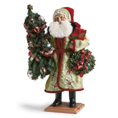 Holly Fantasy Santa Figure | Frontgate