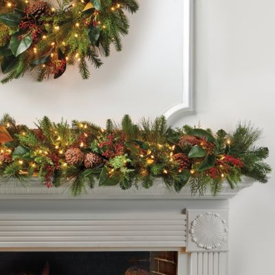 Florist's Choice Pre-lit Garland | Frontgate