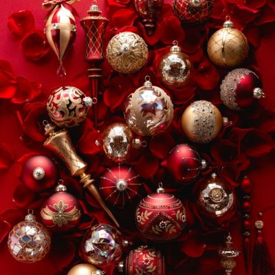 60pc. Medici Ornament Collection Frontgate