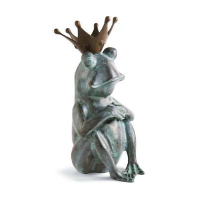 Brass Frog Prince Frontgate