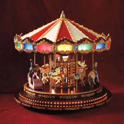 Deluxe Christmas Carousel | Frontgate