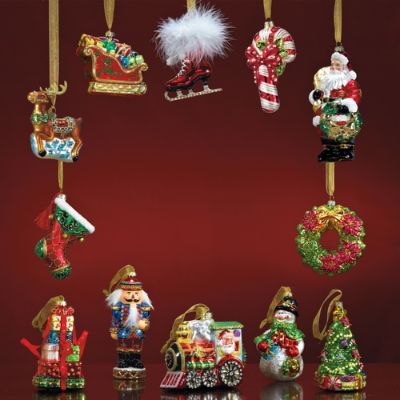 Set of 12 Heirloom Ornaments | Frontgate