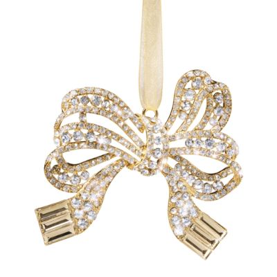Crystal Bow Ornament Frontgate