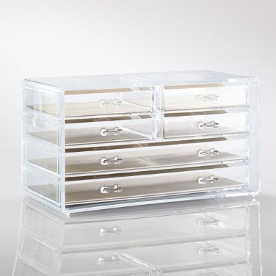 Olivia Acrylic Six Drawer Jewelry Case | Frontgate