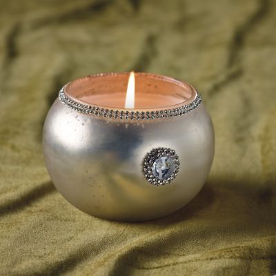 Jeweled Wax Filled Candle Jar Frontgate
