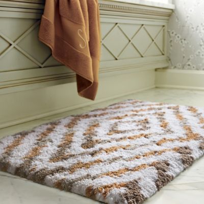Greyton Ikat Bath Rug Frontgate