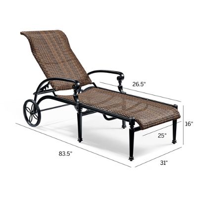 Carlisle chaise lounge hotsell