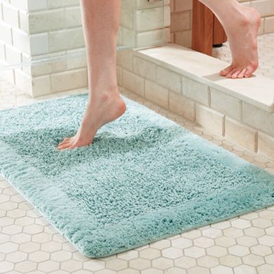 Pure Cotton Memory Foam Rug Frontgate