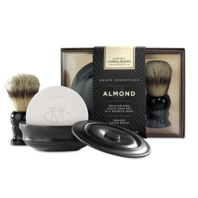 CaswellMassey Almond Shave Soap and Brush Set Frontgate